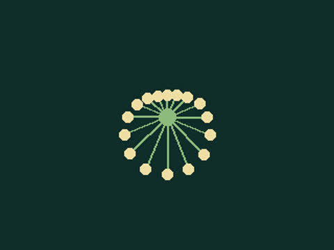 A seamless animated study of colour, shape, and movement.