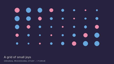 An eight-second motion-graphics study combining geometric shapes, flowing movement, and colour.