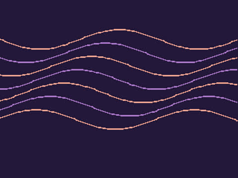 A seamless animated study of colour, shape, and movement.