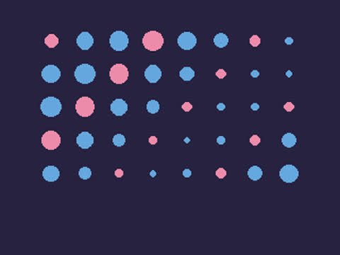 A seamless animated study of colour, shape, and movement.