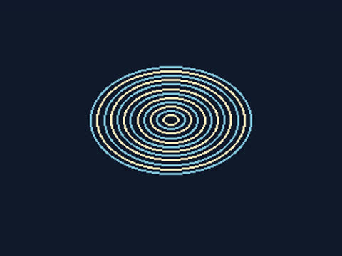 A seamless animated study of colour, shape, and movement.