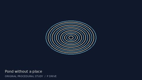 An eight-second motion-graphics study combining geometric shapes, flowing movement, and colour.